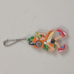 Nintendo Splatoon Keychain with Orange and Green